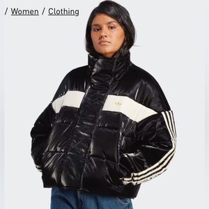 Adidas ski chic puffer jacket